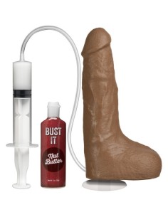 Doc Johnson Stropeste-o Dildo Realist cu Ejaculare - Maro